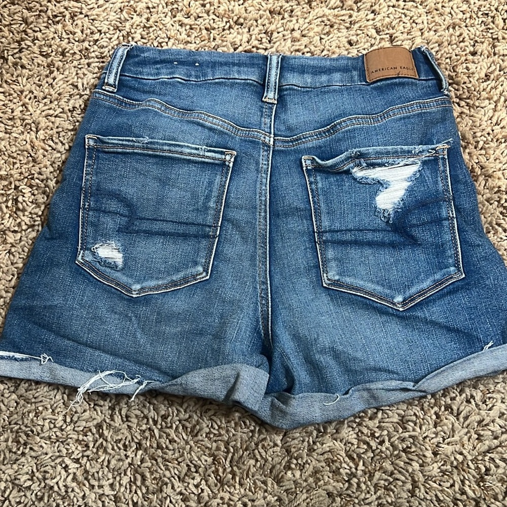 American Eagle ne(x)t level stretch curvy hi-rise shortie - Picture 2 of 5